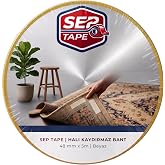 Halı Kaydırmaz Bant, Halı Yapıştırıcı Bant 5 metre uzunluk x 48 mm genişlik | &Ccedil;ift Taraflı Bant, K&ouml;p&uuml;k Bant, Ekstra G&uuml;&ccedil;l&uuml;
