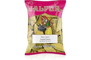JALPUR MILLERS Whole Dried Bay Leaves 100g - Premium Aromatic Spice for Cooking, Seasoning, Soups, Stews, Biryani, Rice, and Curries - Ideal for Home Cooking - Vegan - Non-GMO - Tej Patta