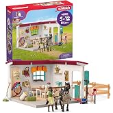 SCHLEICH &Ccedil;eki Odası Oyuncak | At Fig&uuml;r&uuml;, 5+ Kızlar i&ccedil;in Binicilik Oyuncağı, Ger&ccedil;ek&ccedil;i At Oyuncağı, Ekransız Hayali Oyun, Parti