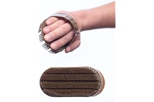 ‎RELAWI EQUIBLESS - Striegel Flexible & Ergonomische Massage-Bürste für echte Genießer | perfekt für den Fellwechsel | Pferde Zubehör | Pferdeputzzeug