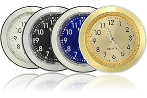 Viviance Lenker Dial Mount wasserdichte Uhr Uhr Universal Für Motorrad Bike - Schwarz