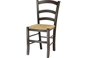 Totò Piccinni Ordine Minimo 2pz, Sedia paesana Venezia in Legno di faggio, ALTISSIMA QUALITA', Robusta, già montata (Noce, Seduta Paglia)