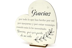 XIOABRE Regalos Originales Para Mujer Regalo De Agradecimiento Para Mujer De Madera Regalos Gracias Para Mujer Regalo Amiga Regalos Para Amigas Cumpleaños Regalos Navidad San Valentin Regalos Amigo Invisible