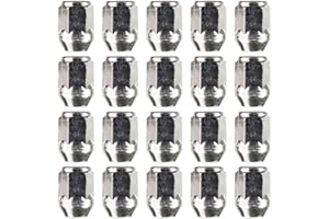 Ellis Excellence Set of 20 M14 x 1.5, 21mm Hex Alloy Wheel Nuts, Compatible with Chrysler 300C, Ford S Max, Galaxy & More