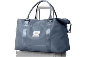 SEAFEW Torba podróżna torba sportowa dla kobiet torba na bagaż podręczny 40x20x25cm Ryanair torba weekendowa torba pływacka fitness torba treningowa damska na podróżną siłownię,O2-Niebieski królewski