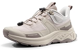 NORTIV 8 Damskie lekkie buty do chodzenia szybkie sznurowanie niski stan buty turystyczne trampki na zewnątrz