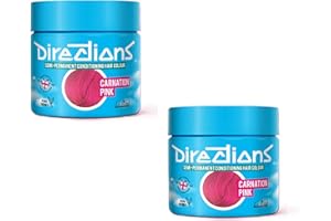 2 x La Riche Directions Semi-Permanent Hair Color 100ml Tub (Carnation Pink)
