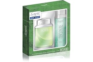 Sapil Disclosure Green Gift Set for Men - Eau de Toilette 100ml & Deodorant Spray 150ml - Luxury Fragrance with Woody, Spicy & Floral Notes