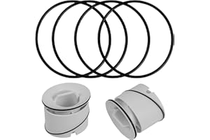 Ersatz Tauchrohr Dichtung, 4 Stück, kompatibel mit Viega Tempoplex Einsatz Modell 6958.1-821 Artikel 450 229 für Baureihe ab 2001 bis 2006, AD 65 mm ID 60 mm Dicke 2,5 mm, Duschablauf Dichtungsring