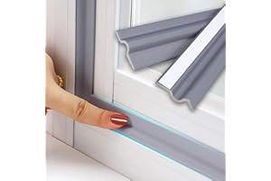 KAYLEINSTER 8m Gris Joint Portes de Mousse porte et Autocollante FenêTres,Joint Bande Etancheite Anti PoussièRe Collision pour Bloquer Les Fissures,Joint Professionnel bande AdhéSif Etancheite Insonorisant