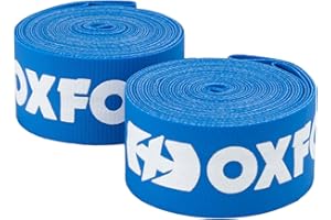 Oxford Products Nylon Bicycle Wheel Rim Tape. Suitable for high pressure. 24" x 18mm wide,Blue