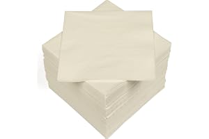 HEKU 100 enfärgade servetter, 3 lager, 33 x 33 cm I Enhetlig kvalitet för evenemang och gastronomi I praktisk 5-pack I mycket