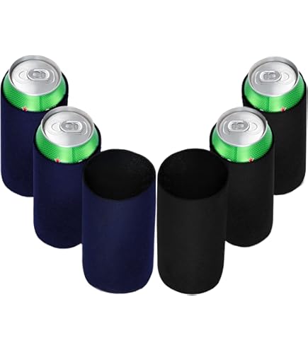 6x Dosenkühler Neopren - Isolierte Getränkehalter Für Bierdosen 16oz/500ml