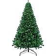 BPA® 7ft Artificial Holiday Christmas Tree, with 1200 Branch Tips, 210cm, Ideal for Home, Office, and Xmas Party Decoration, Includes Metal Foldable Stand