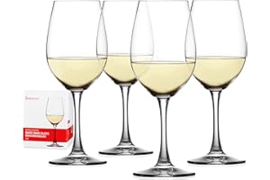 Spiegelau 4090182 Lovers - Copa de vino blanco de 13.9 onzas (juego de 4) (cristal sin plomo)