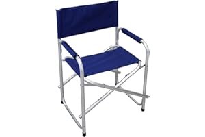 MILANI HOME MilaniHome.it - Poltrona Da Spiaggia E Campeggio Regista Pieghevole In Alluminio Colore Blu