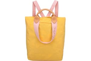 Fritzi Ju Lighty Backpack Nylon Damen Rucksack Festival City Uni ultra leicht verstellbare Träger Kurzgriff 38 x 30 x 17 cm, Schwarz – Blau – Rot – Grün – Lila – Rosa – Pink – Grau – Gelb