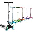3Style Scooters | RGS-1 Kids Scooter | LED Light Up Wheels | Adjustable & Foldable Design | 3-12 Years | Boys, Girls & Toddlers