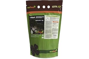 CULTIVERS Ökologische Bonsai-Dünger 5 Kg. Dünger natürlichem Ursprung, Granulat mit langsamer und kontrollierter Freisetzung mit NPK 8-1-5+74% M.O. und Huminsäuren.