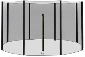 GXFXLP Ø 244 305 366 430 cm säkerhetsnät ersättningsnät för studsmatta, studsmatta, reservdelar nät, trädgårdsstudsmatta, ers