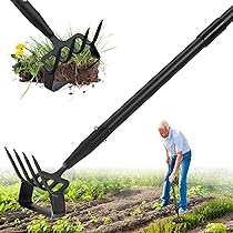 Bird Twig Steigbügelhacke Gartenwerkzeug - Schleifhacke Zur Effektiven Vermeidung Von Unkraut, 137,2 Cm, Edelstahl, Verstellbarer Langer Griff, Jaethacke Fuer Durchschnittliche Und Hohe Gaertner, 4742305626