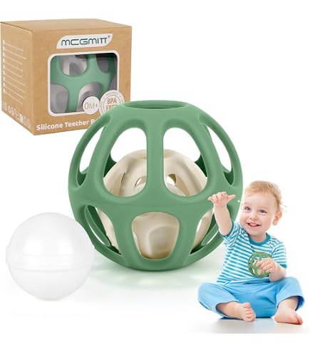 DORON & CHARLIE Beißring – Aus Silikon, Meereslebewesen, Für Babys Ab 3 Monaten
