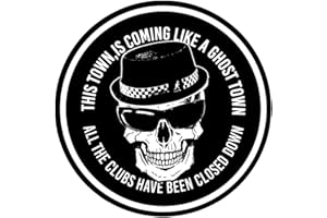 TRIBAL T-SHIRTS Ghost Town Ska DJ - Alfombrilla giratoria de vinilo