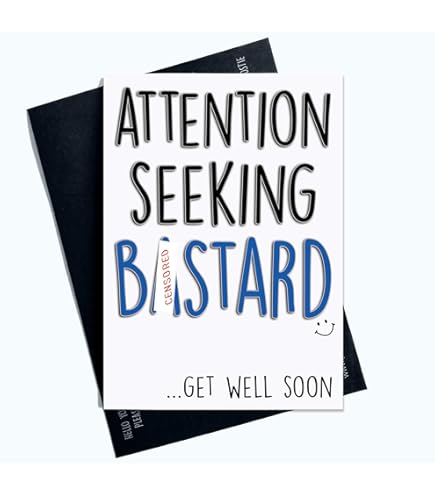 Central 23 Get Well Soon Card - Feel Better Soon Card - Divertente biglietto per la mamma del gatto - Biglietto per il papà del gatto - Inchiostro vegano - Viene fornito