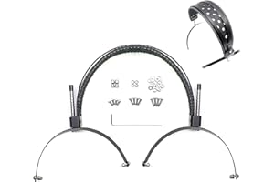 Voarmaks Opaska na głowę z prawdziwej skóry kompatybilna z Hifiman HE400, SUNDARA, SUNDARA-C zamknięta, HE R10 R9, HE560, HE6se, SUSVARA, zapasowy pasek do słuchawek, hybrydowa opaska na głowę