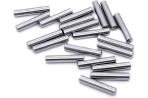 SINGULARITY SUPPLIES D1 (1mm x 4mm) Dowel Pins (M6) - Stainless Steel (A1) (Pack of 20)