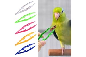 Luxiremi 5-teilige Kunststoff Pinzette für Reptilien, Multi-Purpose Pinzette für Kinder, Reptilien Terrarium