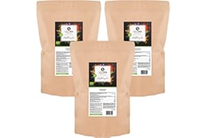 MEA VITA Azúcar de coco MeaVita, sin refinar, paquete de 3 (3x 1000g) en una bolsa