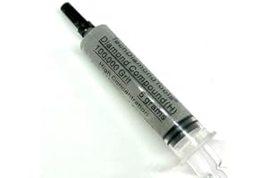 TechDiamondTools Diamantpolierpaste Polierpaste 100.000 Körnung 0/0,25 Mikron für feinstes Finish 5 Gramm mit mittlerer (M) 25% Konzentration von Damond-Pulver