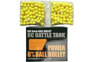 HENG LONG Universal BB Bullets 6 mm, Airsoft-BBS | Set for All Heng Long RC Models with Barrel + ASG | Replacement Part for Brand Models: Heng Long, Taigen, Torro | 18-077