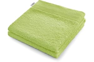 AmeliaHome Gästetuch Hellgrün 30x50 cm 100% Baumwolle Qualität Saugfähig Seladongrün Grün Amari