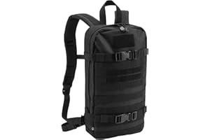 Brandit US ASSAULT DAY PACK RUCKSACK 12L ARMEE OUTDOOR TASCHE MOLLE ARMY BW KAMPF COOPER, Farbe:Schwarz