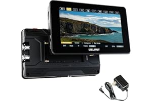 NEWAY LILLIPUT HT5S 5.5 Inch Camera Monitor 2000nits Ultra-Bright Touch Control Screen with HDMI 2.0 3G-SDI Input Output LANC 3D-LUT Waveform