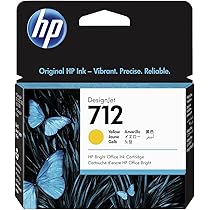 Cartouche Cyan HP pour Designjet T230, T250,T630, T650 ... (HP712