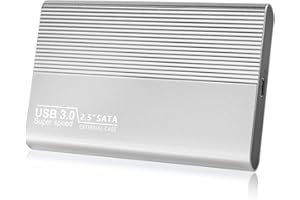 UIUIT Externe Festplatte 2tb,USB 3.0 Festplatte extern für PC, Mac, Desktop, Laptop, MacBook, Chromebook (2tb, Silber)