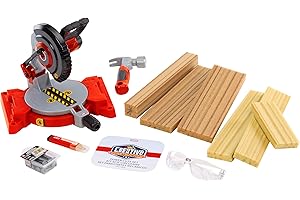 Little Tikes Creatieve Construction Power Cuts Set - Zestaw Zawiera 6 Akcesoriów do Zabawy w Majsterkowanie i Odgrywanie Ról. Dla Chłopców i Dziewczynek od 3. Roku Życia