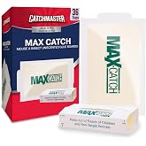 Catchmaster Max-Catch Fare ve B&ouml;cek Tutkal Tuzağı 36 Paket, Ev i&ccedil;in Fare Kapanı İ&ccedil; Mekan, B&ouml;cekleri, Sı&ccedil;anları ve Kemirgenler