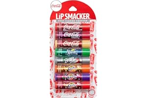 Lip Smackers Coca Cola Fanta Sprite Coke Bargs, Set of 8 Lip Balms by Bonne Bell