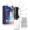 ORACURA OC300 Dental PRO Smart Prof Water Flosser Black, 2 Year Warranty, 4 Modes, Micro-Bubble Technology, 4 Vibrant Colours, 300ml Water Tank Bundled with Free 200ml Water tank, 8 Nozzle Tip?
