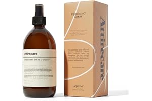 Attirecare Upholstery Spray - for Furniture, Sofa, Carpet, & Mattress - Beautifully Scented with Fresh Amber, Fig & Lemon Essential Oils