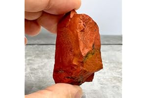 arana's - Piedra de bolsillo JASPE ROJO en bruto 3-5 cm - Llévala siempre contigo - Amuleto de la suerte - Piedras y cristales naturales curativos de sanacion (Jaspe Rojo)