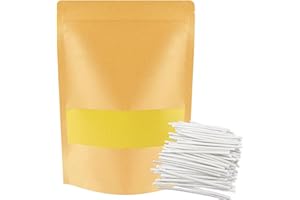 ALLAVA Sable de bougie avec mèche - 1 kg avec 50 mèches de 5 cm - 50 mèches de bougie - Sans base - Granulés de cire pour bougie en cire à faire soi-même - 1 kg - Jaune