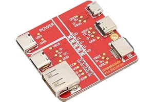 ASHATA Tester Kabla USB, 3 w 1 Przewód Testowy do Transmisji Danych Dokładny Typ C Micro dla Interfejsu IOS, Szybkie Wykrywanie, łatwy w Obsłudze