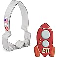 Space Rocket Cookie Cutter 10.2 cm, Made in USA by Ann Clark