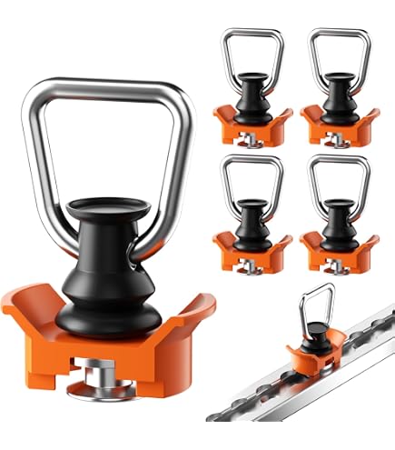 Lot De 4 Rails D'Avion Aluminium 1975 Mm - À Encastrer Rétractable Profil Sol Avec Trous - 8m Total
