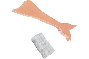 BIMEI Vorgeschnittene Meerjungfrau Tucking Tape Vermeiden Kamel Zehe Gaff Alternative für Frauen Transgendr Unclockable